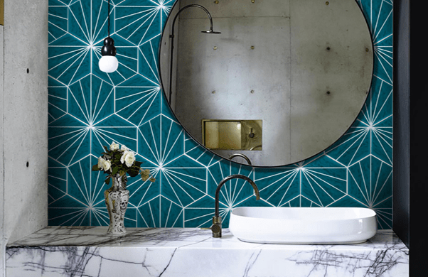 tiles with mirror